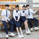Choir Poetry Recitation Competition Performance Clothes Adult High School Junior High School Student Sports Meeting Class Clothes College Style Set
