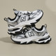 New Balance flagship women's casual dad shoes mesh summer thick sole NB men's and women's sports shoes to make them look slim and taller women's shoes trendy
