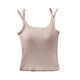 Pure Cotton Dopamine Yoga Fitness Shoulder Sling Beautiful Back Bra Integrated Chest Pad Slim Top