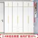 Steel wardrobe home bedroom children's iron wood grain wardrobe metal storage locker mother and baby wardrobe 2.4 high