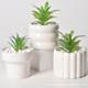 
New style ceramic flower pots simple white desktop ornaments plant gardening pots succulent flower pots containers modern decoration