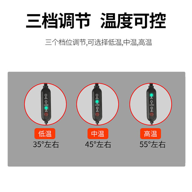 Winter USB electric heated handle charging heated handle cover electric battery handlebar heater motorcycle hand warmer