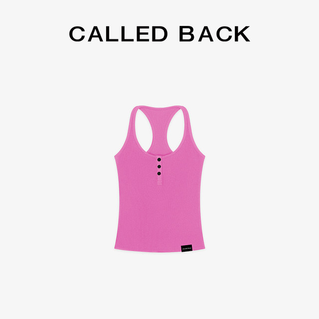 CalledBack suspender vest for women 2025 new knitted slim base sleeveless top
