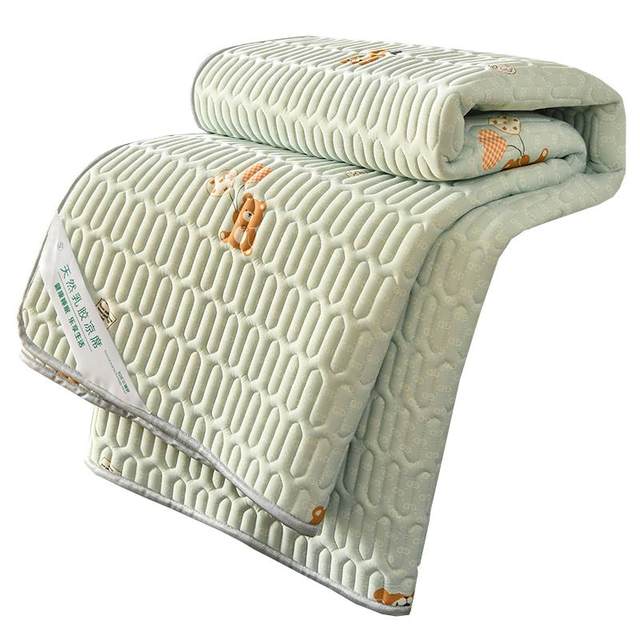 Summer Ice Silk Latex Mat Mother and Baby Class A Machine Washable Children's Student Dormitory Single Bed Summer Mat Customized