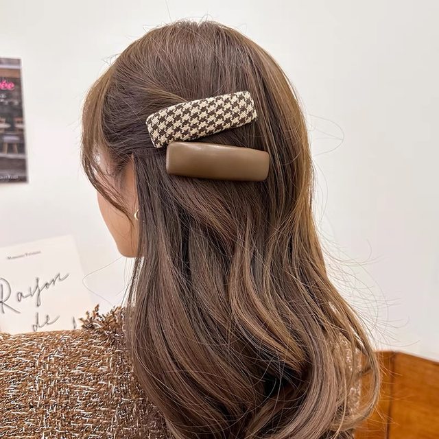 Su Xiaobei Internet celebrity Maillard Thousand-Gate Bird hairpin women's large side bangs BB clip back of the head broken hairpin