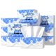 Diffuse blue milk cream paper 10 packs and a box of 600 sheets 4-layer mother and baby skin-friendly moisturizing facial tissue toilet paper