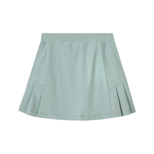 Camel sports short skirt women's skirt 2025 summer new high-waist pleated skirt quick-drying running anti-glass skirt
