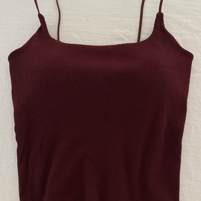 Gu Fei autumn and winter grinding hair strap suspender vest, beautiful back female chest pad
