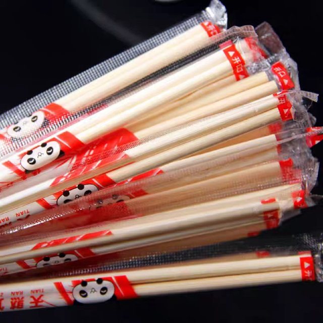 Bamboo chopsticks food grade fast food sanitary bowls and chopsticks home hotel convenience special cheap commercial fast