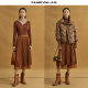 Mandeshi double-layer mesh skirt 2025 autumn new style high-end temperament retro layered A-line pleated skirt