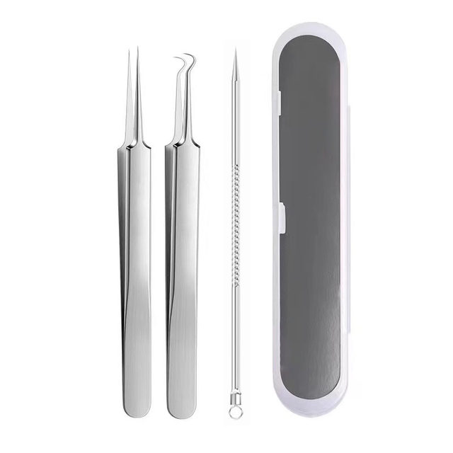 Acne needle set for picking and squeezing acne artifacts. Special ...