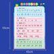 Chinese pinyin alphabet wall chart wall stickers for young children to connect first grade initials and vowels to train children's learning artifact