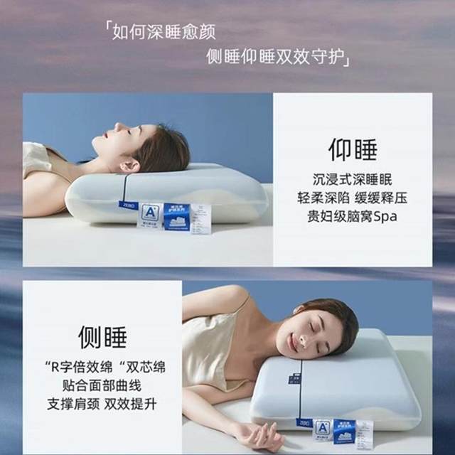 Hotel's same deep sleep pillow Pro memory foam pillow, cervical vertebra protection and sleep aid, special soft pillow core for men and women, mother and baby grade