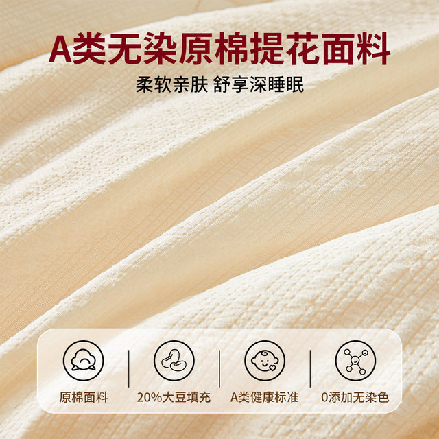 Red bean soy fiber quilt spring and autumn dormitory single all-season winter quilt quilt summer cooling quilt air-conditioning quilt core