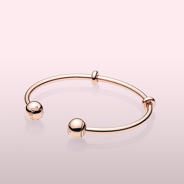 Pandora Pandora Ole Open Bracelet Rose Gold Versatile Simple Gift