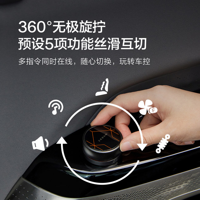 ZEEKRStart X Knob 007GT 7X 001 (26 models are being adapted)