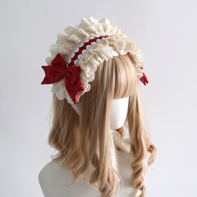 Multicolor original lolita hairband sweet lace bow cla cute ballet style can match the heart of a butterfly