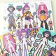 kpop witch hunting group character dress-up sticker children girl educational toy baby concentration cartoon paste art