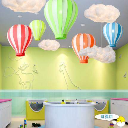 
Yunduo Lamp Kindergarten Cotton Lamp Mother and Baby Store Beauty Shop Window Chandelier Children's Room Amusement Park Hot Air Balloon Lamp