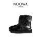 NOOWA designer thick-soled snow boots for women 2024 winter new wool warm anti-slip fur short boots