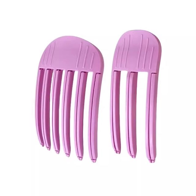 2025 new high-end wind plastic comb pad hairpin high skull hair root fluffy artifact forehead bangs styling clip