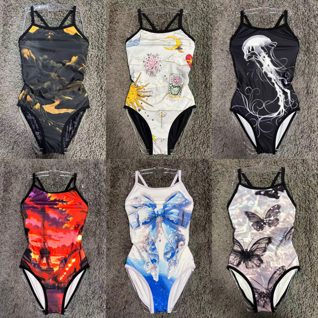 AEMIA professional racing triangular swimsuit for women slim fit and slim quick-drying professional competitive swimsuit competition special