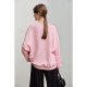 AMII2025 spring new leisure reduction round neck art sense Fanhua letters printing sweater women's loose top