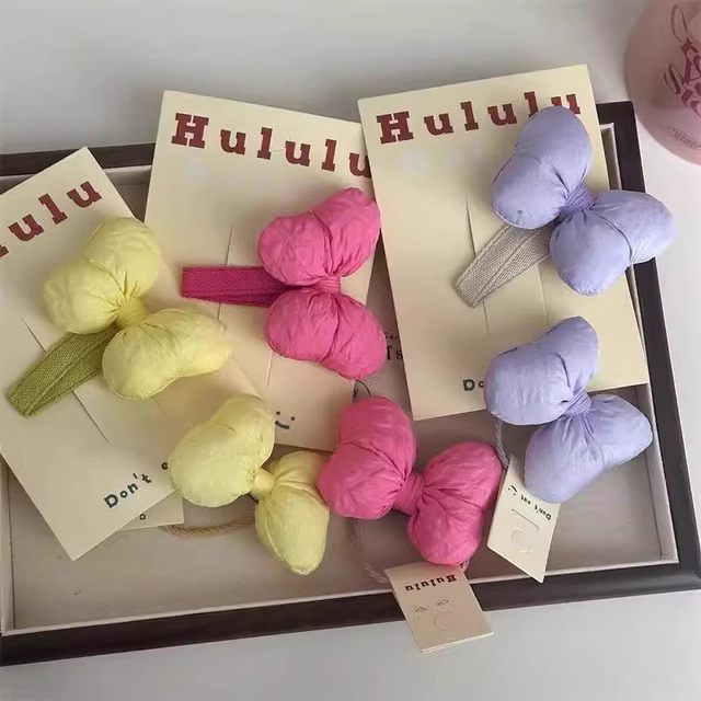 
Sweet and cute bow hair clip for women 2025 new side bangs clip bb clip forehead hair clip hair clip headdress