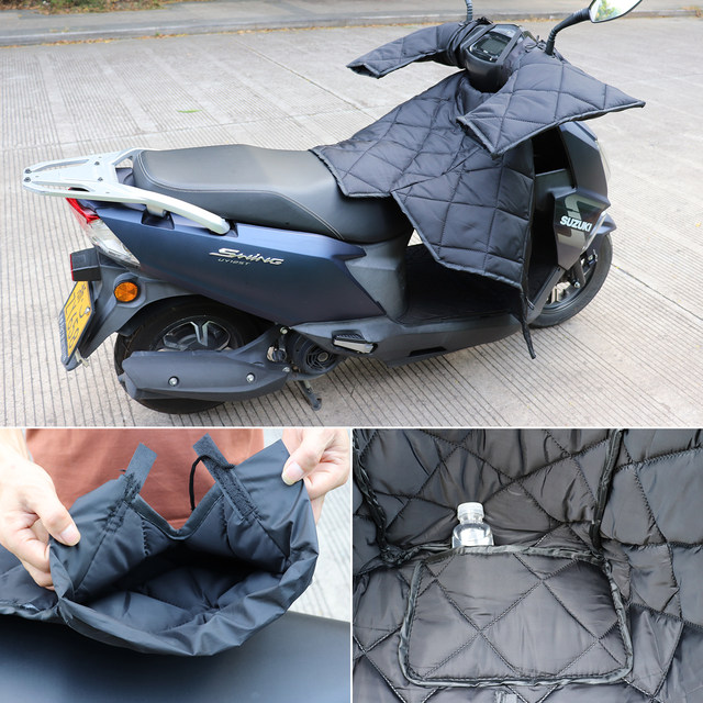 Suitable for Hojue Suzuki Yamaha Honda Scooter Windproof Winter Waterproof Split Type All Seasons Universal