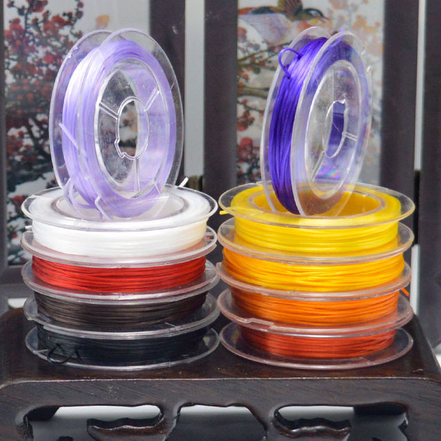 Mini elastic thread handmade DIY string crystal bead elastic band rope necklace beads bead jewelry bracelet rope