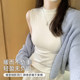 
Comes with chest pad 2025 winter new style daily commuting versatile bra-free all-in-one small stand-up collar vest