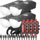 Bike Light Bicycle Headlight Taillight Rechargeable Front an