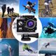 Sports camera Motorcycle riding anti -shake helmet recorder 4K fishing waterproof and anti -shake 360 ​​panoramic camera
