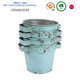 Outdoor indoor home gardening antique galvanized bucket set with ears for garden decoration