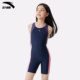 Anta children's swimsuit girls 2025 new style junior high school students swimsuit professional racing competition training one-piece swimsuit