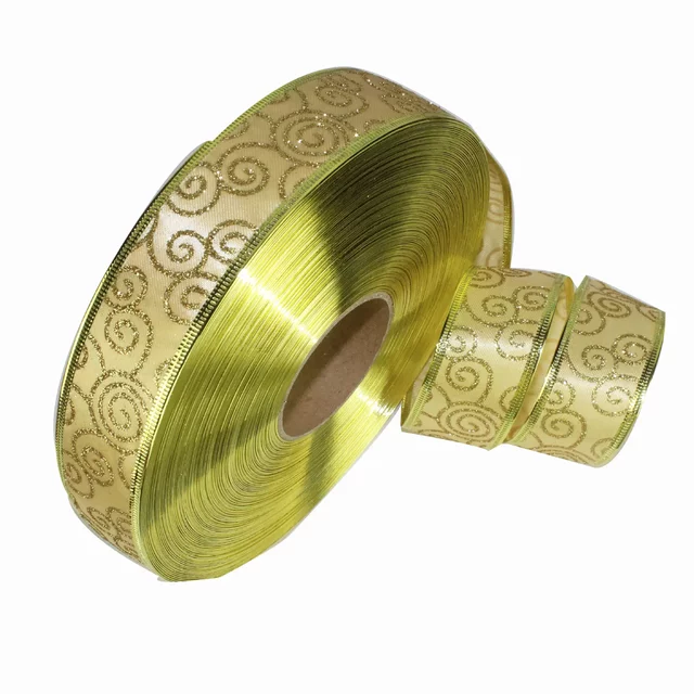 
3.8m 100 yards cloud dusting Christmas ribbon Christmas tree decoration ribbon home decoration gardening ribbon