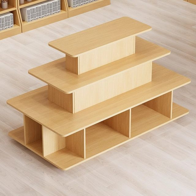 
Zhongdao Display Cabinet Product Display Shelf Tobacco, Wine, Mother and Baby Sample Supermarket Dumpling Promotional Flowing Table Store Snacks