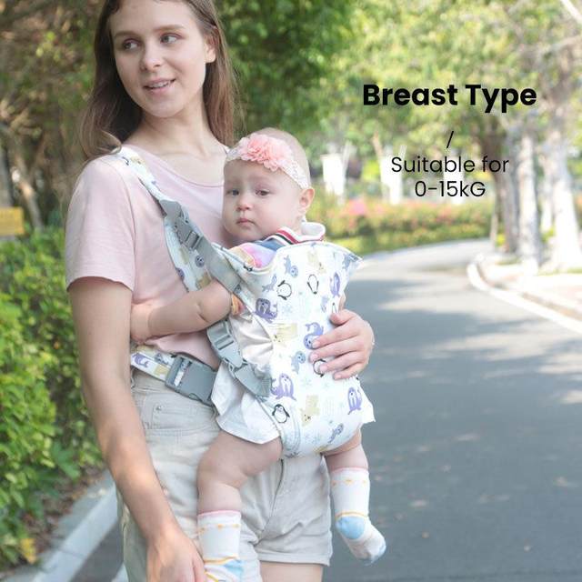 
Baby horizontal front hugging back multi-functional maternal and infant supplies baby waist stool baby baby carrier lightweight carrier