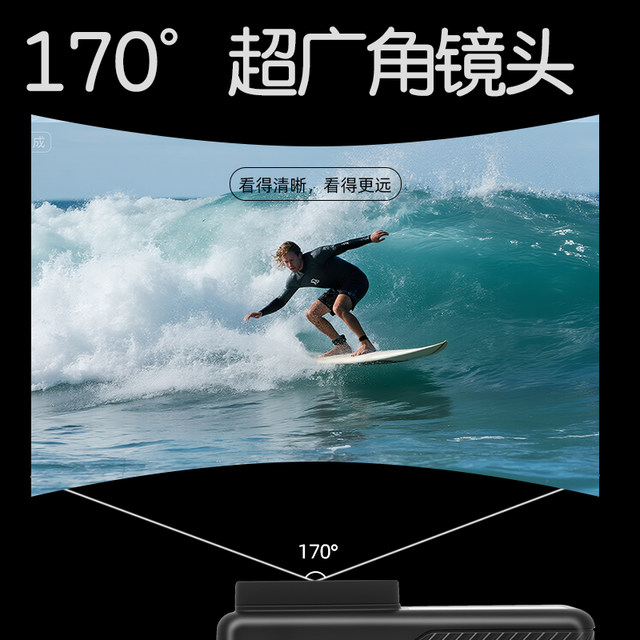 BOQY sports camera vlog HD 4K helmet riding camera underwater motorcycle recorder chest fixed