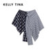 Xu Jingyun's same irregular splicing plaid skirt for women with niche layered shirt, buttocks curtain skirt 2025 new style