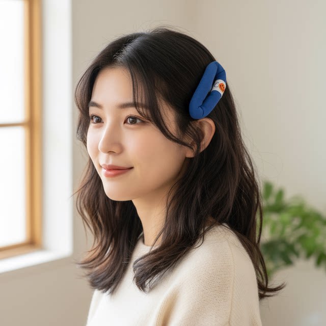 
Cute bubble sponge smiley face forehead bangs hair clip large adult clip face wash broken hair hair clip side clip