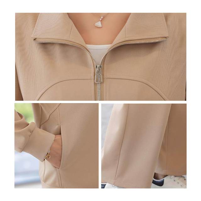 2025 New Mommy Fashion Suit Women's Middle-aged and Elderly Women's Spring and Autumn Casual Sportswear Two-piece Set