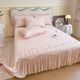 
Category A maternal and infant grade ice bean mat three-piece bed cover bed skirt summer ice silk mat air-conditioned soft mat cooling powder