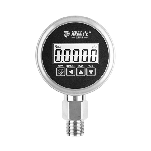 Precision digital display pressure gauge high-precision intelligent electronic digital vacuum negative pressure gauge shock-resistant water gas oil liquid radial and axial