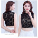
2025 New Lace Versatile Fake Collar Fashion Slim Bottoming Vest Temperament Hollow Thin Style Sexy High Collar