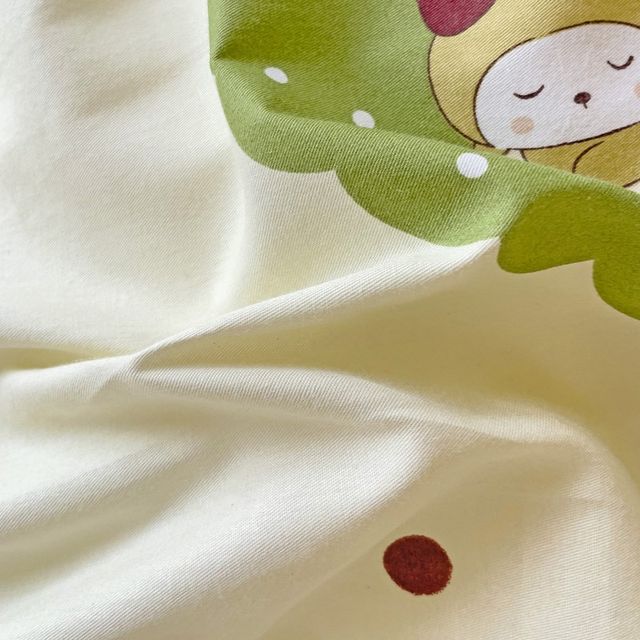 
Student dormitory three-piece g set A-grade mother-and-baby grade printed bunk bed quilt cover sheet style bedding single