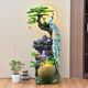 
Peacock flowing water fountain living room circulating water indoor office ornaments entrance decoration floor-to-ceiling housewarming opening ceremony