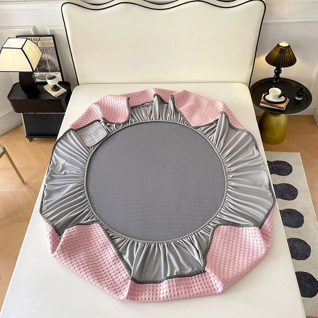 
2025 new style ice silk mat three-piece set summer aB maternal and infant grade bed sheet style ice doudou air-conditioned mat machine washable