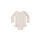 
Children's ins style long-sleeved swimsuit for boys and girls, floral triangle one-piece swimsuit, hot spring resort swimsuit