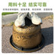 Extra large thickened resin flower pot round gardening courtyard tree planting large diameter durable flower pot breeding pot balcony